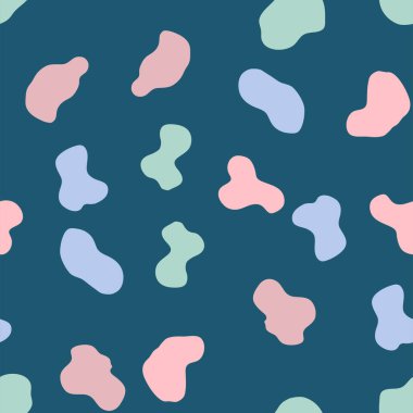 Havalı Lava Lambası Kusursuz Desen. 1970 'lerde Tekstil, Paket Kağıdı, Sosyal Medya Yazdırma için Psikedelik Sıvı Akımı Vektör Arkaplanı Bırakıyor