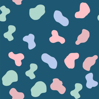 Havalı Lava Lambası Kusursuz Desen. 1970 'lerde Tekstil, Paket Kağıdı, Sosyal Medya Yazdırma için Psikedelik Sıvı Akımı Vektör Arkaplanı Bırakıyor