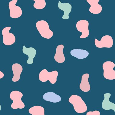 Havalı Lava Lambası Kusursuz Desen. 1970 'lerde Tekstil, Paket Kağıdı, Sosyal Medya Yazdırma için Psikedelik Sıvı Akımı Vektör Arkaplanı Bırakıyor