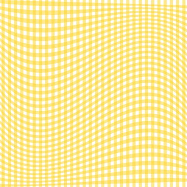 Gingham kusursuz desen. Bozuk bir çekteki kusursuz desen. Kiraz rengi, mavi, sarı, yeşil ve beyaz. Doğal kumaş ve tekstil örneklerinin dizaynı