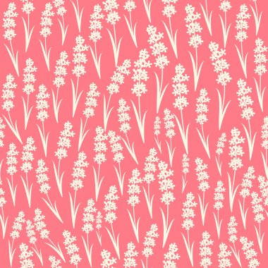 Renkli, siluet biçimli, çiçekli ve yapraklı. Soyut çiçek baharı, yaz pastel deseni