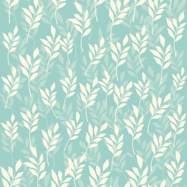 Renkli, siluet biçimli, çiçekli ve yapraklı. Soyut çiçek baharı, yaz pastel deseni