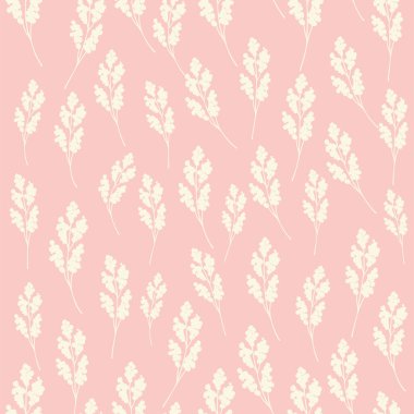 Renkli, siluet biçimli, çiçekli ve yapraklı. Soyut çiçek baharı, yaz pastel deseni