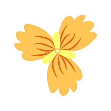 Vahşi ve bahçe çiçekleri, yapraklar. Modern vektör botanik çizimler, el çizimi çiçek tasarımı elementleri.