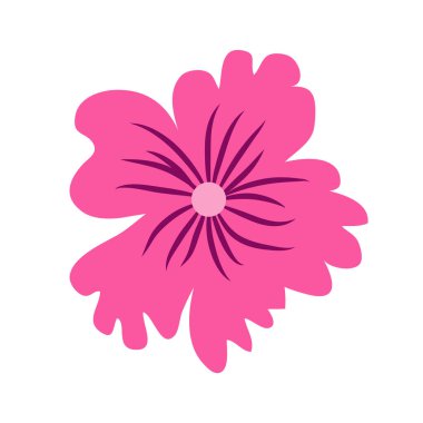 Vahşi ve bahçe çiçekleri, yapraklar. Modern vektör botanik çizimler, el çizimi çiçek tasarımı elementleri.