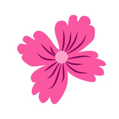 Vahşi ve bahçe çiçekleri, yapraklar. Modern vektör botanik çizimler, el çizimi çiçek tasarımı elementleri.