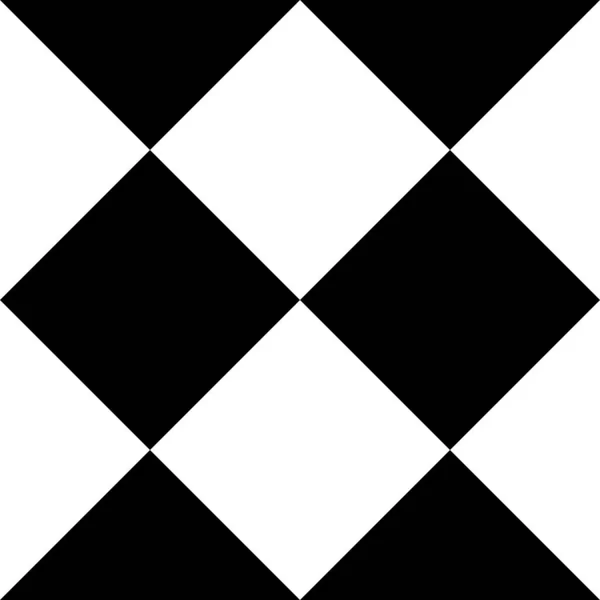 Carré Géométrique Diamant Motif Polygonal Couleur Noire Fond Magnifique Répété — Image vectorielle