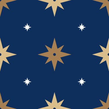 Yıldızlı bir gece, yıldızımsı bir desen, Güneş benzeri yıldızlarla merkezi noktalar, kıtır kıtır, beyaz yıldızların karışımı derin mavi arkaplan, gök temasını çağrıştırıyor, büyülü efekt.