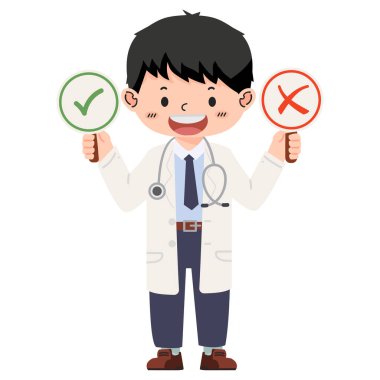 Doctor  making decision right or wrong