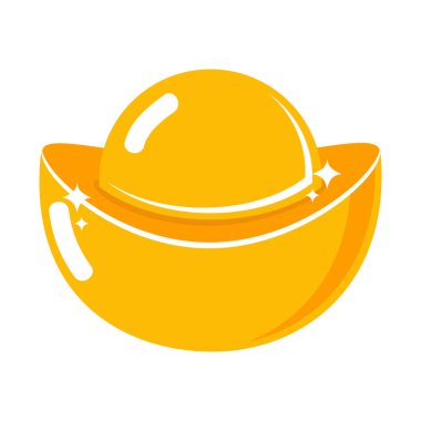 Çin Altın Ingot düz simgesi