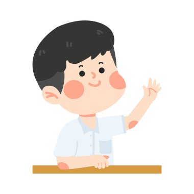 Mutlu öğrenci üniforması