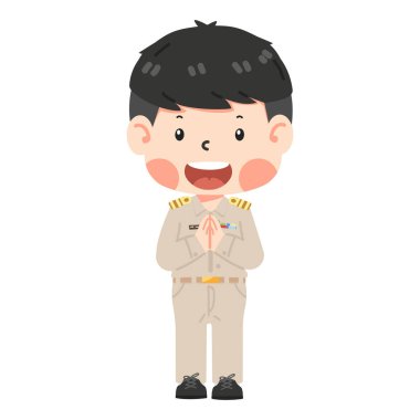 Taylandlı erkek öğretmen.