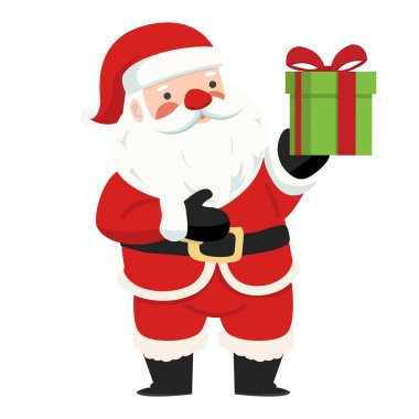 Komik Noel Baba. Kutu yayı tut.