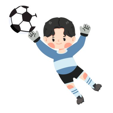 Kid Futbol kalecisi.