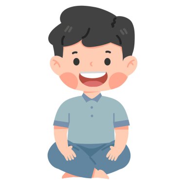 Duruşu olan küçük kız. 