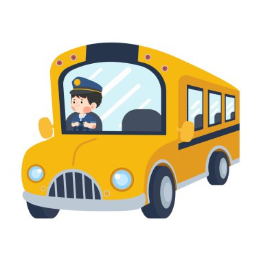 Sürücü vektörlü okul servisi