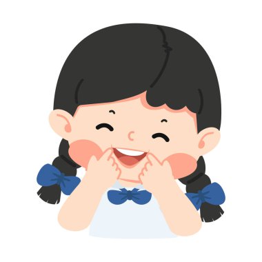 Gülümseyerek poz veren öğrenci