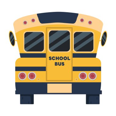 Sarı Okul Otobüsü Okula Dönüş