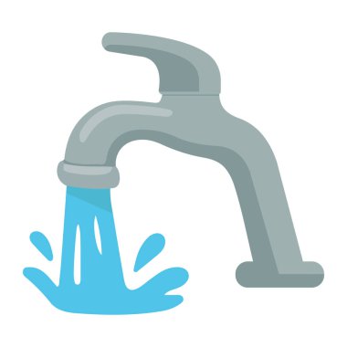 Musluğu akan suyla birlikte batır.