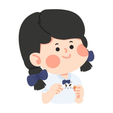 Çocuk sigara öğrenci karikatürünü kırıyor.