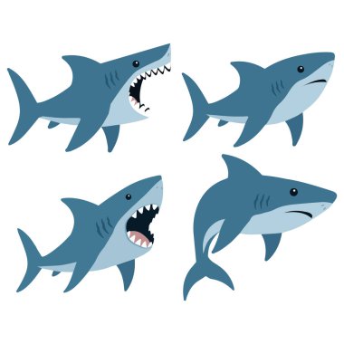 Büyük Beyaz Köpekbalığı Su altı Avcısı çizgi film hazırladı.