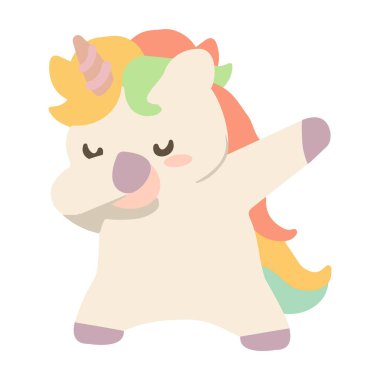  Tek Boynuzlu At Dans Pozu Veriyor 