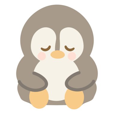 Uyuyan Penguen çizgi filminin tasviri