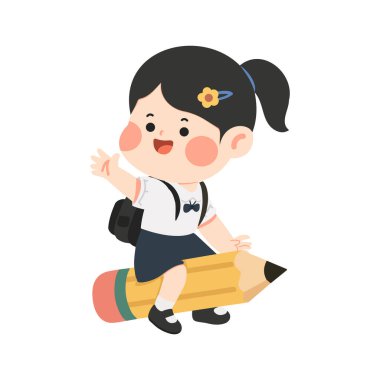 Öğrenci Kalem Çocuğa Biniyor