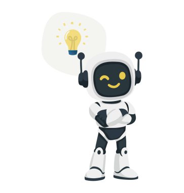 Ampul Fikri Düz Çizgi Robot