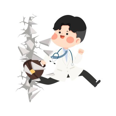 Çizgi film doktoru Duvar Resimlerini Kırıyor adamım