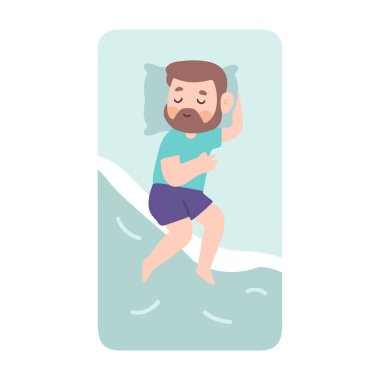 Yatakta Uyuyan Adam 'ın Çizimi