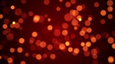 Bokeh Bulanık Işık Parçacıkları Odaklanamayan Sıcak Döngü Arkaplan Döngüsü