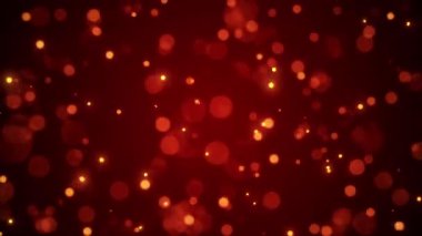 Bokeh Bulanık Işık Parçacıkları Odaklanmış Sıcak Döngü Arkaplan Döngüsü Noel Arkaplanı