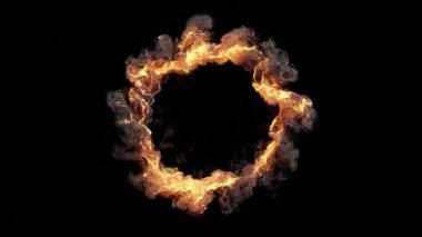 Yangın Patlaması Şok Dalgası Geçiş Ekspres Açıcı Alfa Kanalı Şeffaf