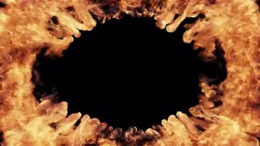 Yangın Patlaması Geçiş Kaplaması Gösterici Alfa Kanalı Şeffaf