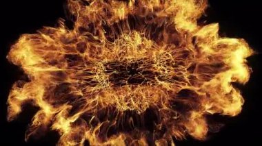 Patlama Şok Dalgası Lüks Altın Parçacık Patlaması Kıvılcımlar saçar