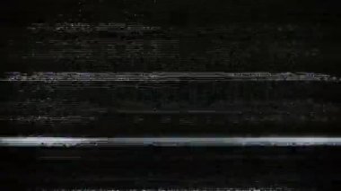 Monokrom Tonlardaki Statik Çizgilerle TV Gürültüsü Bozulmuş Doku