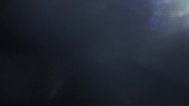 Blue Prismatic Lens Flare Light Leaks Overlay Transition