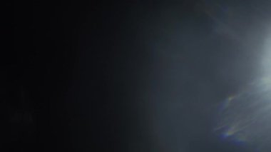 Blue Prismatic Lens Flare Light Leaks Overlay Transition