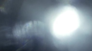 Blue Prismatic Lens Flare Light Leaks Overlay Transition