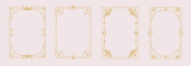 Beyaz arka planda kelebekli, yıldızlı, güneşli ve aylı modern sihirbazlık astrolojisi. Çizgi sanatı okült vektör çizimi