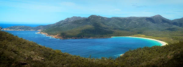 Скляна Бухта Одна Найгарніших Бухт Національному Парку Фрейсінет Тасманія — стокове фото