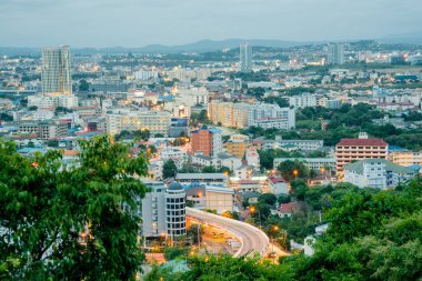 En güzel bakış açısı Pattaya Beach Pattaya City Chonburi, Thailand.