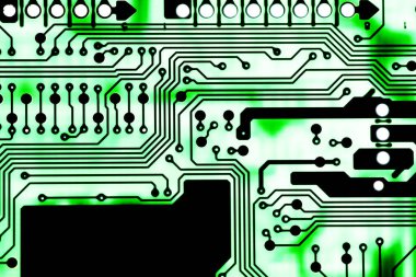 Özet olarak, anakart elektronik arkaplanı kapat. (mantık kartı, Cpu ana kartı, devre, sistem kartı, mobo)