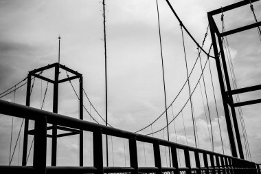 soyut mimari binası, siyah beyaz arkaplan.