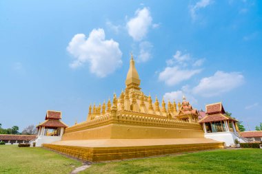 Pha Luang tapınak Vientiane, Laos, güzel mimari