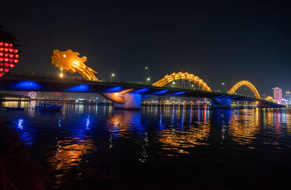 Der Schönste Aussichtspunkt Danang Bridge Nang City Vietnam — Stockfoto