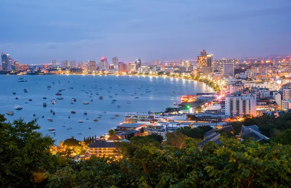 Der Schönste Aussichtspunkt Pattaya Beach Pattaya City Chonburi Thailand — Stockfoto