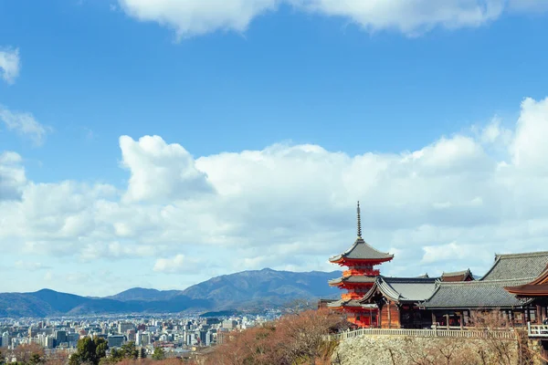 清水寺の最も美しい景色は京都の人気観光地です — ストック写真