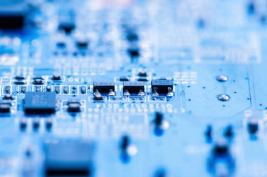 Özet olarak, anakart elektronik arkaplanı kapat. (mantık kartı, Cpu ana kartı, devre, sistem kartı, mobo)